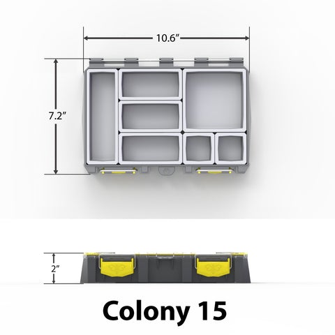 Buzbe Colony 15 Modular Tackle Box
