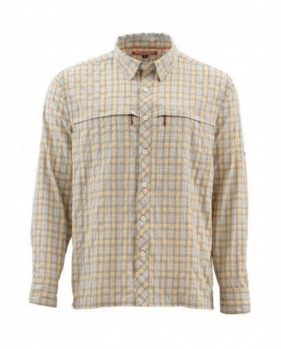 Simms Stone Cold LS Shirt - Sterling Morada Plaid - The Fly Shack Fly  Fishing